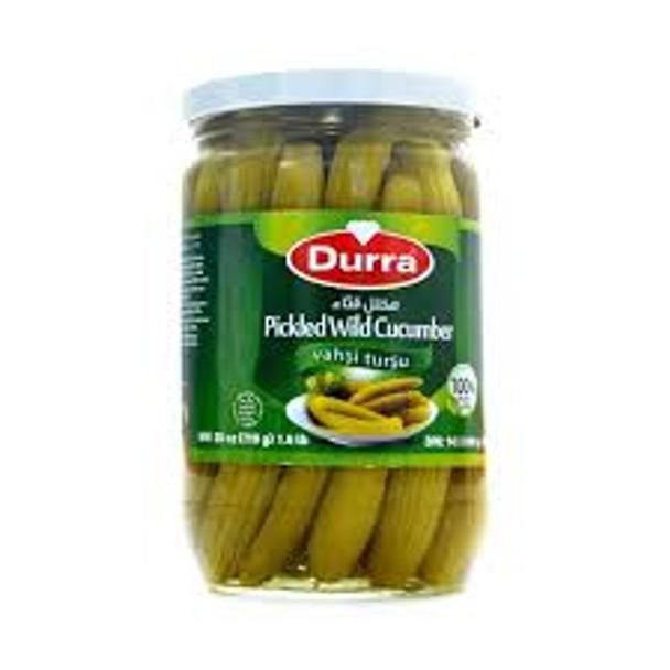 DURRA PICKLED WILD CUCUMBER 710G خيار بري مخلل الدرة