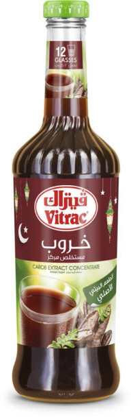 VITRAC CAROB EXTRACT  JUICE CONCENTRATE 2.5L فيتراك عصير الخروب المركز 2.5 لتر