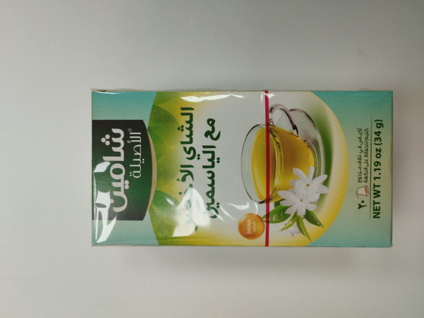 CHAMAIN GREEN TEA JASMINE 34G  شامين الشاي الاخضر مع الياسمين