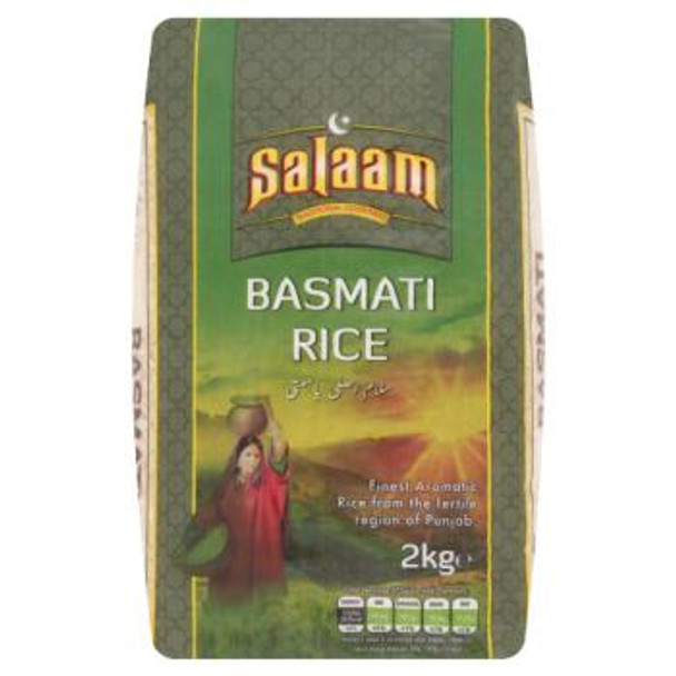 SALAAM BASMATI RICE 2KG سلام رز بسمتي 