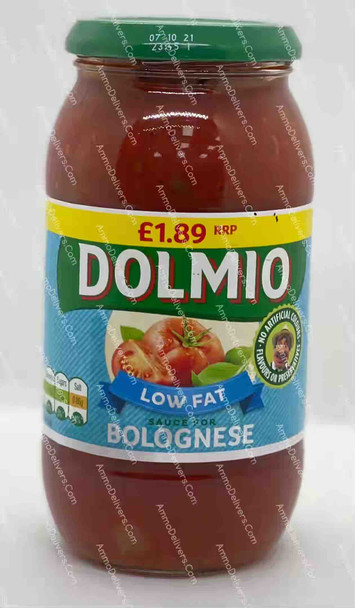 DOLMIO LOW FAT BOLOGNESE SAUCE 500G - دولميو صلصة اسباجيتي قليلة الدسم