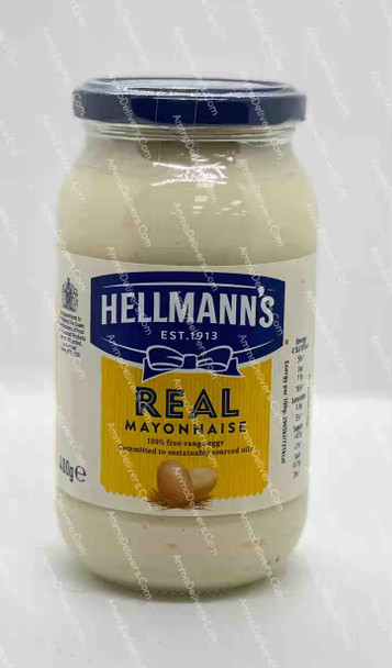 HELLMANN'S REAL MAYONNAISE 400G - هيل مانز مايونيز بالطعم الأصلي