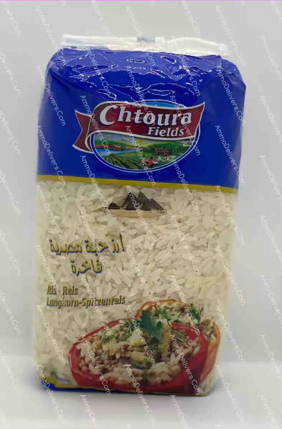 CHTOURA FIELDS EGYPTIAN RICE 900G - حقول شتورة أرز مصري حبة فاخرة