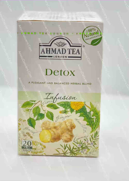 AHMED DETOX TEA 20 BAGS 40G - شاي احمد مشروب ديتوكس