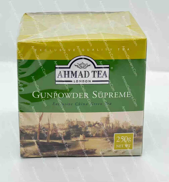 AHMED GUNPOWDER CHINA GREEN TEA 250G - شاي احمد شاي اخضر صيني