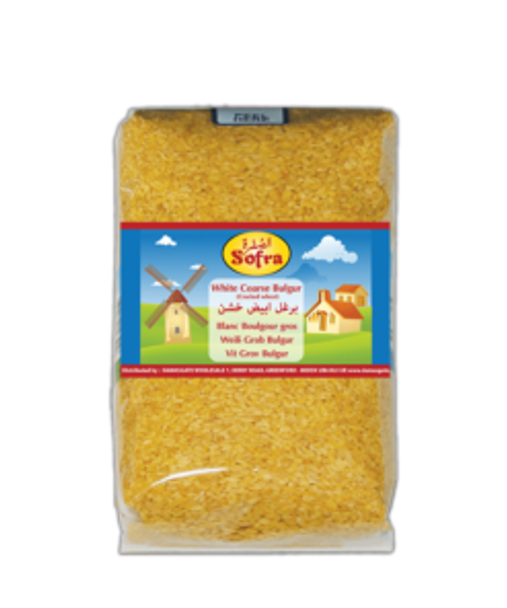 SOFRA WHITE COARSE BULGUR WHEAT 900G - الصُفرة برغل أبيض خشن