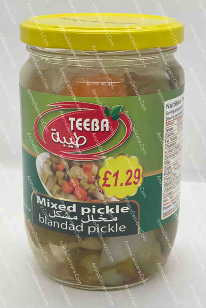 TEEBA MIXED PICKLES 640G - طيبة مخلل مشكل