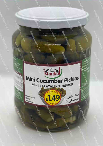 ISTANBUL MINI CUCUMBER PICKLES 360G - إسطانبول مخلل خيار حبة صغيرة