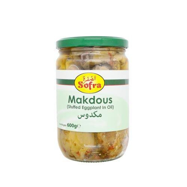 SOFRA MAKDOUS STUFFED EGGPLANT IN OIL 600G - الصُفرة مكدوس