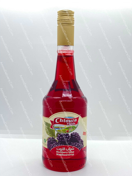 CHTOURA BLACKBERRY SYRUP 600ML - حقول شتورة شراب التوت