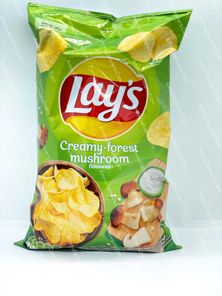 LAY'S CREAMY FOREST MUSHROOM FLAVOURED 140G - لايز جبسي بنكهة مشروم الغابات