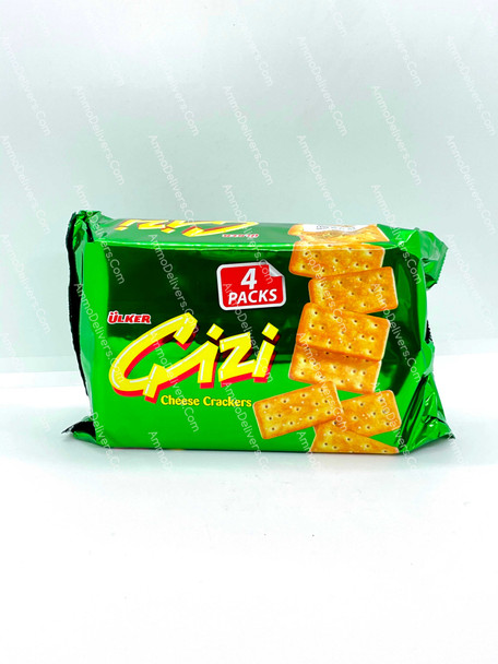 ULKER GIZI CHEESE CRAKERS 4PK X 65G - اولكر بسكويت مالح بالجبنة