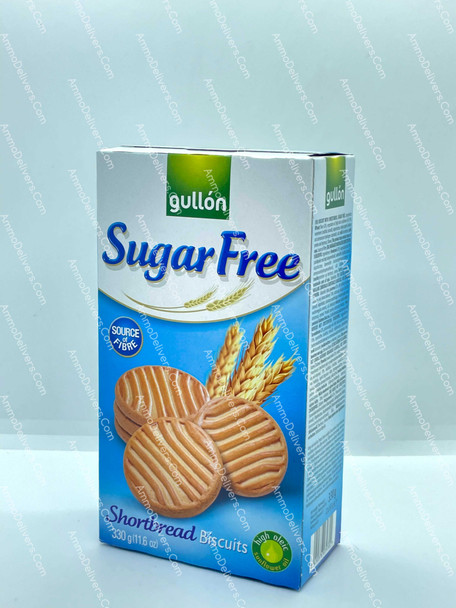 GULLON SUGAR FREE SHORTBREAD BISCUITS 300G - جولون بسكويت شورتبريد خالي من السكر