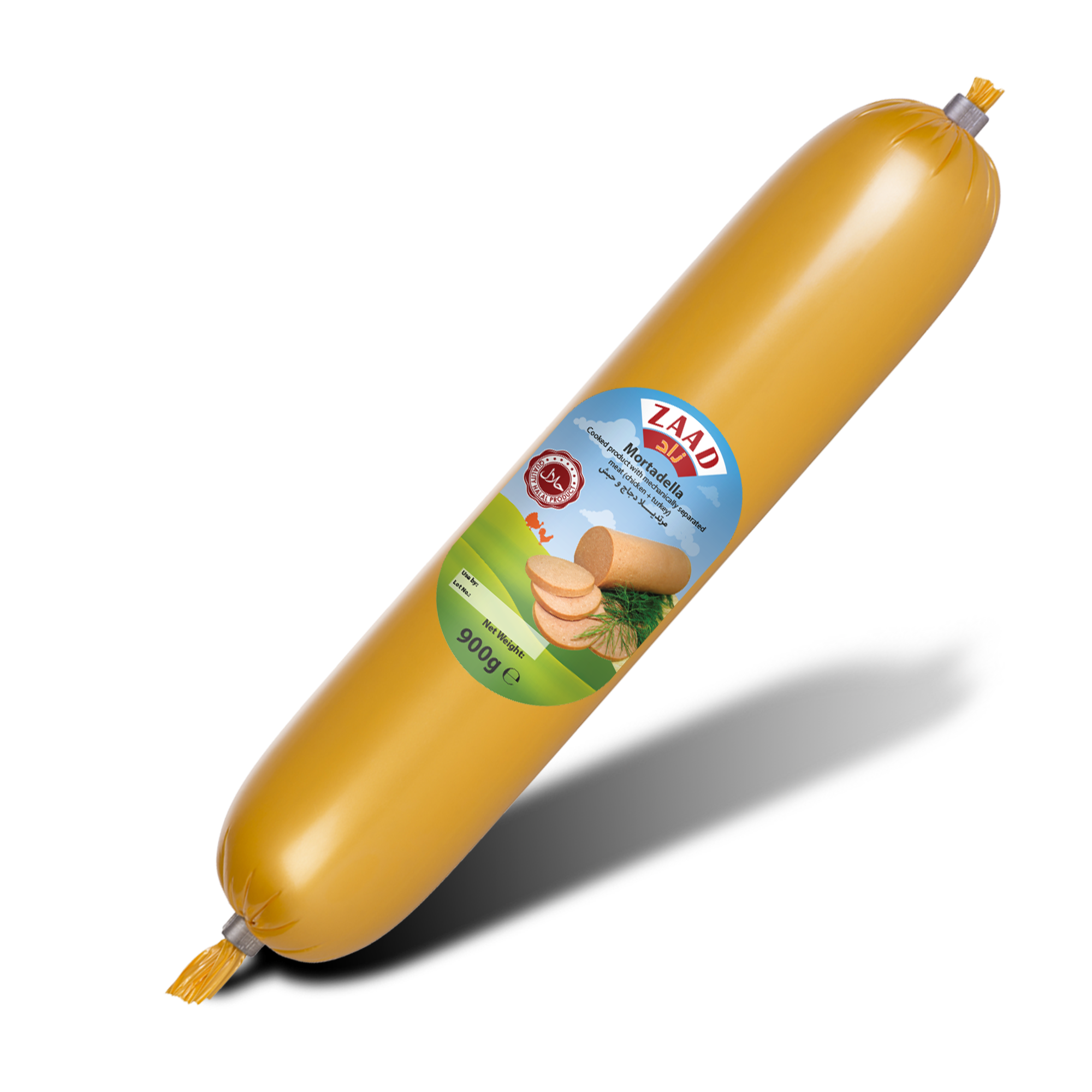 ZAAD CHICKEN & TURKEY MORTADELLA 900G Ammo Delivers Birmingham