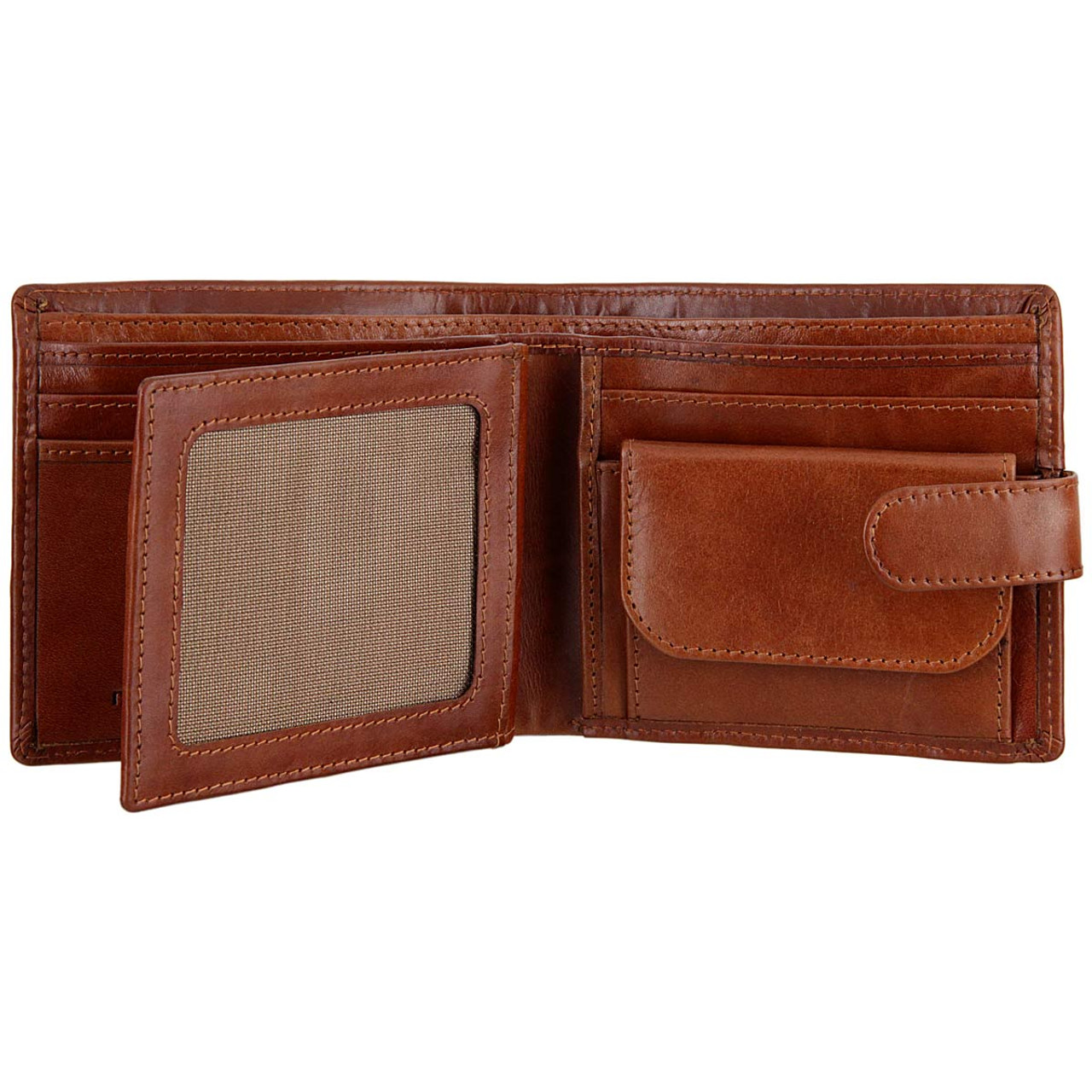 Toro Collection Leather Wallet with Tab Coin Pocket ML Toro 170