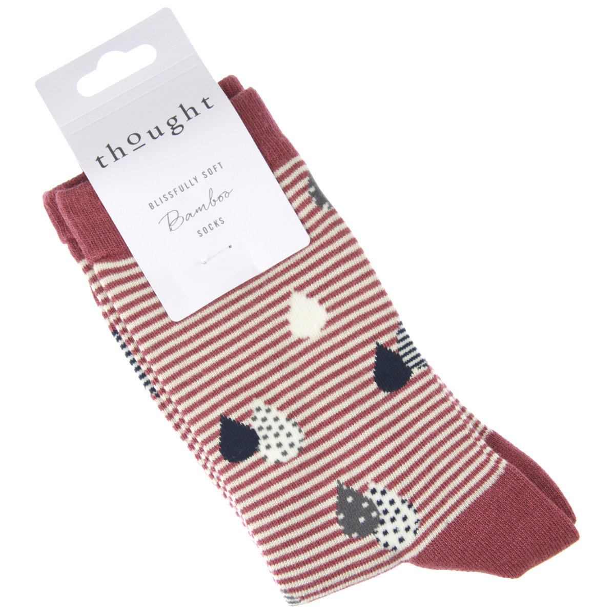Bamboo Socks for Women by Thought : Juliette Raindrops SPW673