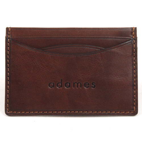adames-credit-card-holder-Italian-leather-brown-front