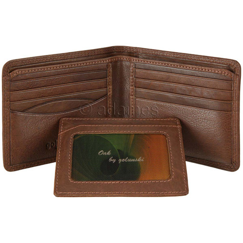 Origin Mens Shirt Pocket Purse Wallet Mala Leather RFID Protectected Black