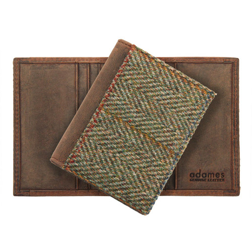 Harris Tweed®  & Leather Credit Card Holder