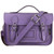 Yoshi Leather Satchel Dewhurst YB85 - Lilac : Front 2