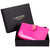 Launer686 medium rope logo patent leather purse pink box