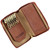 Tumble and Hide Italian Leather Kay Case Cognac : Open