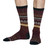 Thought Bamboo Socks for Men. SPM576 'Reginald' Fair Isle : Aubergine 2