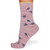 Thought Women's Bamboo Socks SPW592 Vivian Birds: Lavender Pink 1