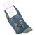 Thought Women's Bamboo Socks SPW711 Helen Bike : Blue Slate - a folded pair with tag.