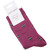 Thought Women's Bamboo Socks SPW694 Cretia Heart: Violet Pink. 1 folded pair with tag 