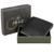 1642 Vachetta  by Lichfield Leather/Yoshi 2039 Slim Wallet Black - pictured in box