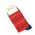 Mr Heron Thin Stripe Socks: Conker - packed pair