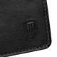 Italian Leather Wallet Tumble & Hide 2020 Black : Logo