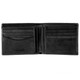 Italian Leather Wallet Tumble & Hide 2020 Black : Open