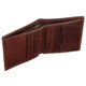 Tumble and Hide Italian Leather Small Wallet 2068 Brown : Lining