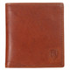 Tumble and Hide Italian Leather Small Wallet 2068 Cognac : Front