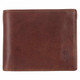 Tumble and Hide Italian Leather Wallet 2008 Brown : Front