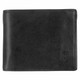 Tumble and Hide Italian Leather Wallet 2008 Black : Front