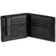 Tumble and Hide Italian Leather Wallet 2008 Black : Open 2