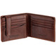 Tumble and Hide Italian Leather Wallet 2008 Brown : Open 2