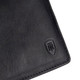 Tumble and Hide Italian Leather Wallet with Coin Pocket 2023 Black : Logo