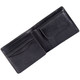 Tumble and Hide Italian Leather Wallet with Coin Pocket 2023 Black : Open