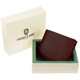 Tumble and Hide Italian Leather Wallet with Coin Pocket 2023 Brown : Box 