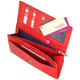 Mala Leather Origin Purse with RFID Shielding: 3272 Red Inner 2