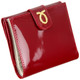 Launer small rope logo purse 685 berry patent iso