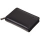 Mala Leather 'Origin' RFID Blocking Concertina Card Holder - 552 Black : Flat