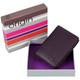 Mala Leather Origin Concertina Card RFID Blocking  ML552 Plum Box