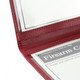 Double Shot Gun & Firearm Certificate Wallet Claret : Detail