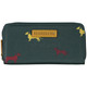 Brakeburn Sausage Dog Zip Round Purse Green: Front