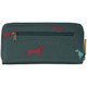 Brakeburn Sausage Dog Zip Round Purse Green: Back